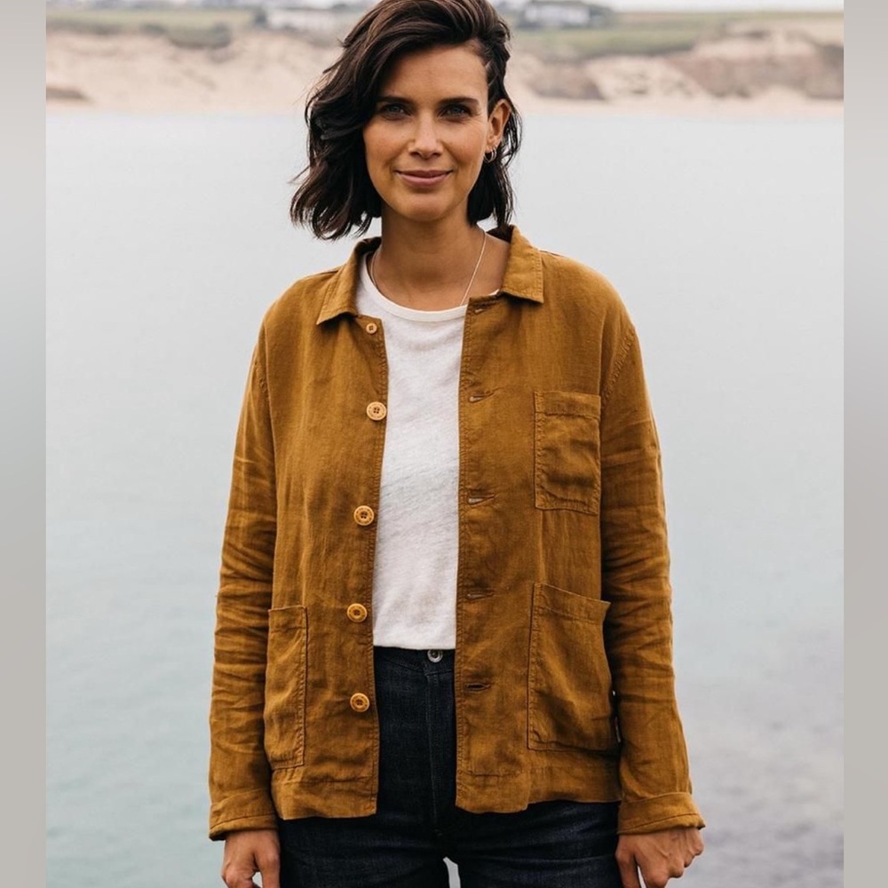 Women's Brown Linen Shirt Jacket - Bodella |
Finisterre